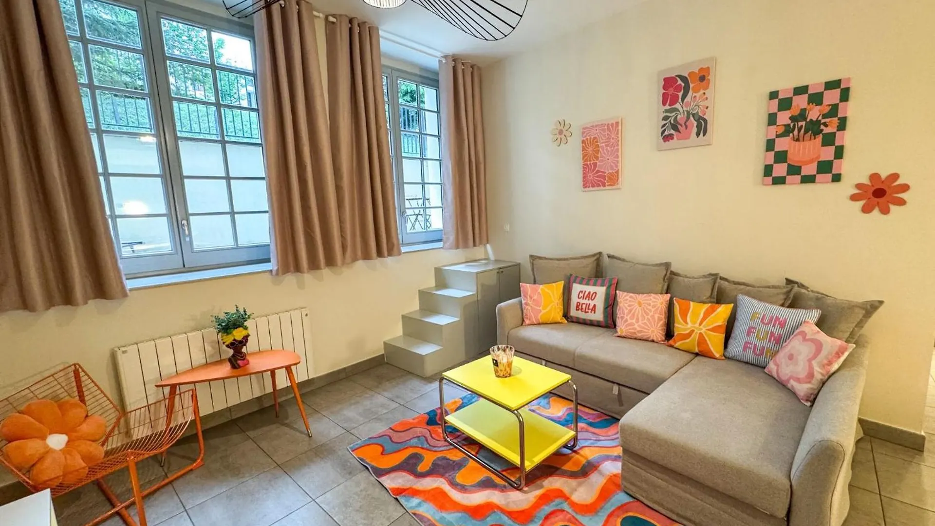 Lyon Funky Flat Piscine Et Parking Apartman Tassin-la-Demi-Lune